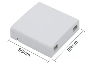 壁に取り付けられた屋内光ファイバーコンセントボックス<span class=keywords><strong>2</strong></span>ポート86タイプ光ファイバーフェースプレート - Product Image 2