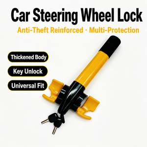 <span class=keywords><strong>Bloccasterzo</strong></span> in Acciaio Resistente Antifurto a T con 3 Chiavi Universale per Auto SUV Camion - Product Image 1