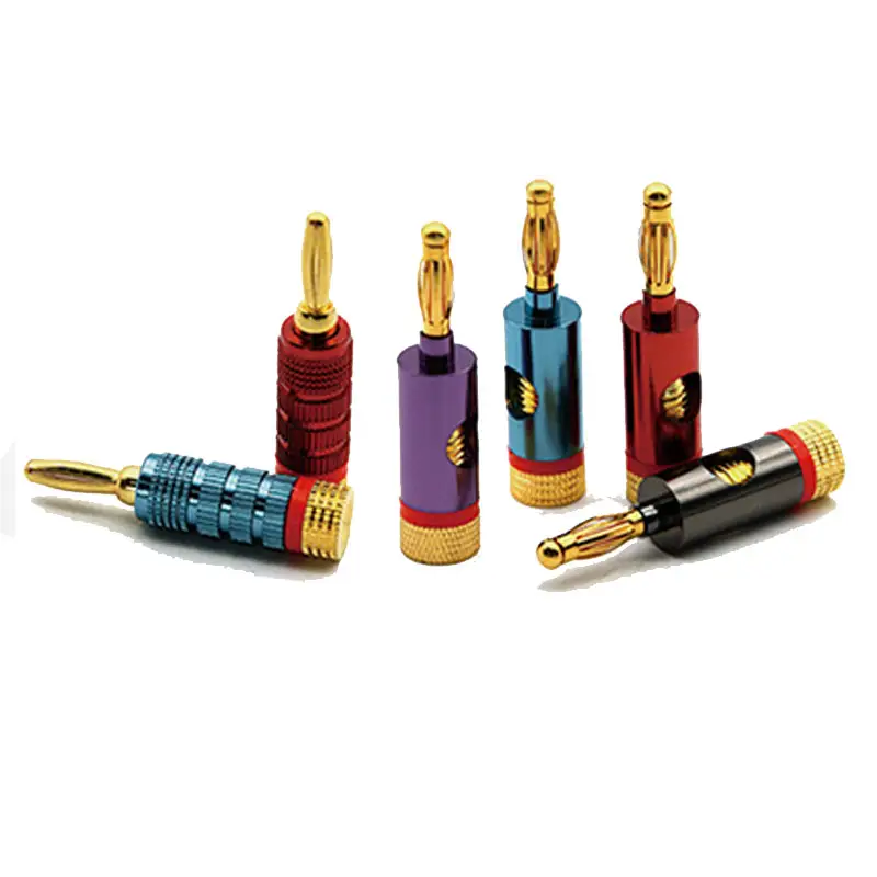 4mm safety banana plug gold-plating audio Socket speaker Jack female connector