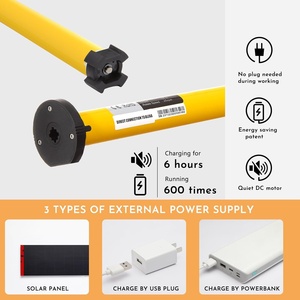 Stores enrouleurs occultants automatiques Persilux motorisés intelligents sans fil avec télécommande, sécurité enfant, pour maison et <span class=keywords><strong>bureau</strong></span> 23x48 - Product Image 2