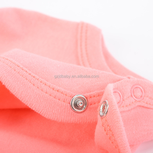 2020 piccolo Tesoro Manica Corta Vestiti Del Bambino Delle Ragazze Del Pagliaccetto Del Cotone - Product Image 4