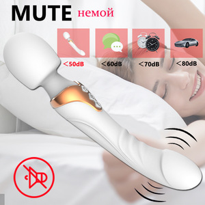 Vibrador AV de Doble Cabeza Recargable por USB, Estimulador de Punto G y Clítoris, Vibradores Vaginales a Prueba de Agua, Juguetes Sexuales al por Mayor <span class=keywords><strong>para</strong></span> <span class=keywords><strong>Mujer</strong></span> - Product Image 6
