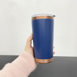 Copper Plated 20oz BPA Free Ceramic-Lined Vacuum Insulated Stainless Steel Travel <b>Mug</b> Magnetic Sliding Lid for Laser Engraving - Product Image 4