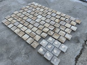 Cube Slate Cobble tự nhiên chia đá đầy màu sắc Granite paver bán buôn cho ngoài trời đường lái xe vườn lát - Product Image 3