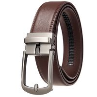 LY36-26145 Nouvelle ceinture décontractée pour homme, simple et personnalisée, boucle de ceinture en alliage de zinc, boucle automatique