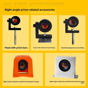 زاوية قائمة من النوع L من DETECH ، محطة نفق موشور صغيرة ، رأس موشور عالمي يمكن التخلص منه لمراقبة الحفرة الأساسية لمترو الأنفاق - Product Image 2