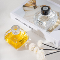 Vente en gros de flacons à bille en verre transparent de 120 ml pour huiles essentielles, aromathérapie, avec emballage de boîte cadeau haut de gamme