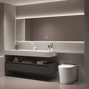 Modern new simple slate bathroom cabinet washbasin smart washbasin cabinet washbasin cabinet - Product Image 5