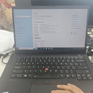 Ordinateurs portables d'occasion Lenovo <span class=keywords><strong>ThinkPad</strong></span> <span class=keywords><strong>X1</strong></span> <span class=keywords><strong>Carbon</strong></span> <span class=keywords><strong>Gen</strong></span> 7, processeur Intel Core i7 de 8e génération, 16 Go de RAM, 256 Go de SSD, prix bas, 14 pouces, ultra-fin - Product Image 5