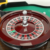 Table de Roulette Professionnelle de Luxe Moderne pour Casino avec Matériel en Mélamine et Disposition Personnalisée pour le Divertissement au Poker