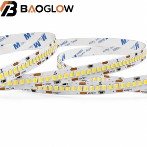 ไฟ LED แบบเส้น 240LEDs/M ทนความร้อน CCT 2 สาย SMD2835 DC24V 18W/M กว้าง 10 มม. วงจรแบบหรี่แสงได้ สำหรับไฟแบ็คไลท์ทีวี - Product Image 6