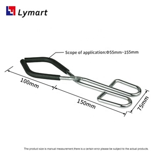 Pince à becquet antidérapante en fer électroplaqué avec plage de serrage de 55 à 155 mm pour usage en laboratoire - Product Image 3