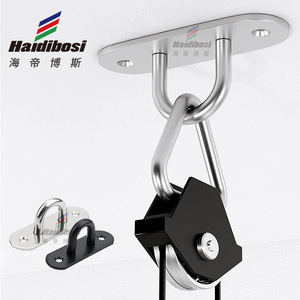 Haidibosi Crochet en U en acier inoxydable robuste pour fixation de ventilateur de plafond et luminaire, crochet de sécurité - Product Image 1