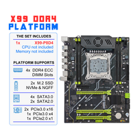 Nueva Placa Base ATX X99 Compatible con Intel Xeon E5 V3/V4, Doble Canal, 4x DDR4, SATA3.0, NVMe M.2, PCIe3.0 X16