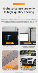 Farklı boyut özel su geçirmez manzara zemin kaplaması ahşap plastik teras bahçe dış açık WPC döşeme - Product Image 4