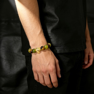 HS0064 <span class=keywords><strong>HOLAN</strong></span> Nueva Pulsera de Cuentas de Cristal con Colgante K-pop, Incrustaciones de Efecto Gelo, Joyería de Regalo - Product Image 6