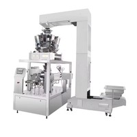 Machine d'emballage multifonction automatique de sac à fermeture éclair pour croustilles de riz croustillant et grignotines épicées