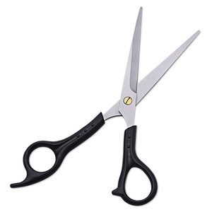 Hairdressing Scissors Stainless Steel Sharp Blade Long Handle Thinning Shears For Haircut And Bangs Trimming Household Use - Product Image 1