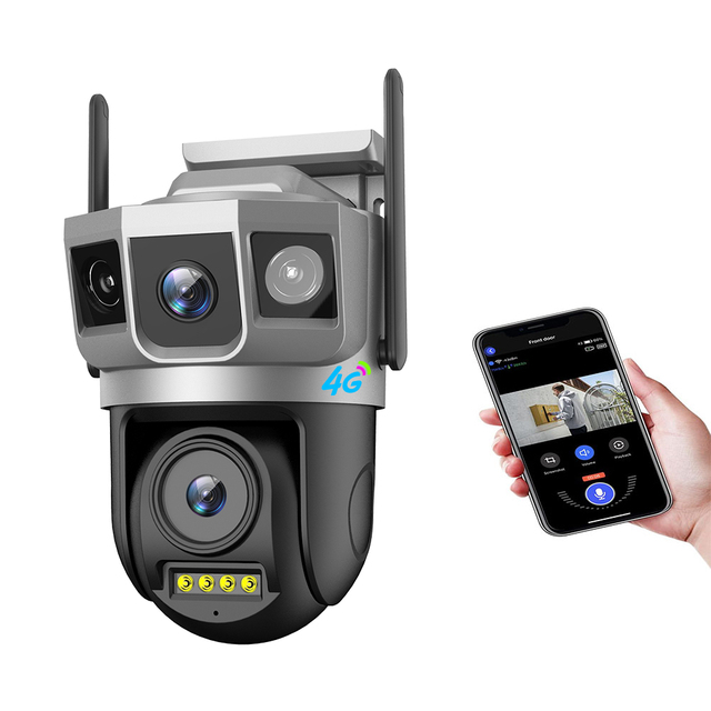 Factory Wholesale V380PRO Dual Lens Surveillance CCTV Cameras 4G Indoor Outdoor Wireless Monitors HD Night Vision