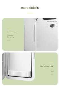 Mini <span class=keywords><strong>Réfrigérateur</strong></span> 20L à Double Porte et Logo Personnalisé pour Usage Domestique, Congélateur de Voiture Portable <span class=keywords><strong>Combiné</strong></span> <span class=keywords><strong>Réfrigérateur</strong></span> et Congélateur pour Hôtel - Product Image 6