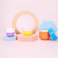Pot en plastique de haute qualité pour crème de soin pour pot en plastique de 50ml 80ml 100ml et pot en plastique avec bouchon à vis