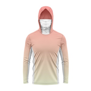 Chemise de pêche à manches longues anti-transpiration, logo personnalisé, respirante, séchage rapide, protection UV UPF 50, polyester durable - Product Image 2