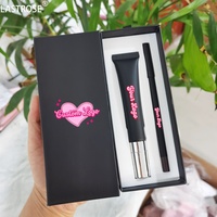 Kit de Maquillage Lèvres 2-en-1 Professionnel : Huile Lèvres Effet Beurre, Crayon Contour des Lèvres et Applicateur Massant – Soin des Lèvres Végétalien