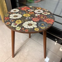 Table basse Mango Panel Top - Design moderne de luxe léger, écologique, durable, facile à nettoyer, table de salon pour appartement