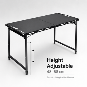 Nouvelle arrivée, table pliante tactique de camping en plein air, portable, 4 cylindres, hauteur réglable, tige hydraulique - Product Image 2