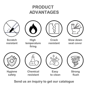 高級セラミック製ワンピーストイレ、金色と黒色の陶器製便器、大特価販売中 - Product Image 6