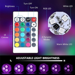 Mini LED luci di zucca <span class=keywords><strong>a</strong></span> <span class=keywords><strong>batteria</strong></span> sommergibile candela da tè con telecomando per la casa decorazioni di Halloween pilastro - Product Image 4