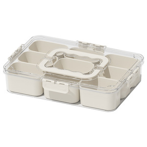 Spice Storage Box L Size Airtight Clip On Lid Food Grade Compartmentalized Container For Kitchen Condiment Organization - Product Image 5