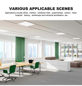 Iluminación de montaje empotrado para oficina, 60x60 vatios, accesorio de iluminación arquitectónica seleccionable, <span class=keywords><strong>luz</strong></span> de marco de Panel de techo Led - Product Image 6