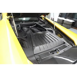 신형 OEM 스타일 드라이 카본 파이버 무광 엔진 후드 엔진 보호 커버 람보르기니 LP580 LP610에 적합 - Product Image 6