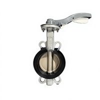 Vanne papillon à opercule souple à commande manuelle, corps en fonte ductile WD71XQ, revêtement EPDM, poignée en aluminium, DN40-DN150, haute pression