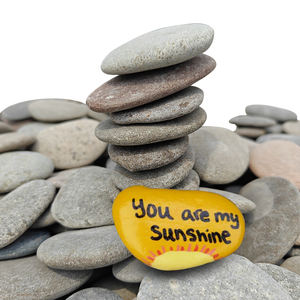 Op Maat Gemaakte Levendige Kleuren Natuurlijke Rivierstenen Voor Diy Tuin Decor Kiezelstenen Voor Kinderen Ambachten Schilderen Op Maat Gemaakte Schilderij Kiezelstenen - Product Image 2