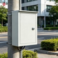 Boîtier métallique anti-corrosion OEM personnalisé, boîte de jonction électrique en acier doux pour les services publics