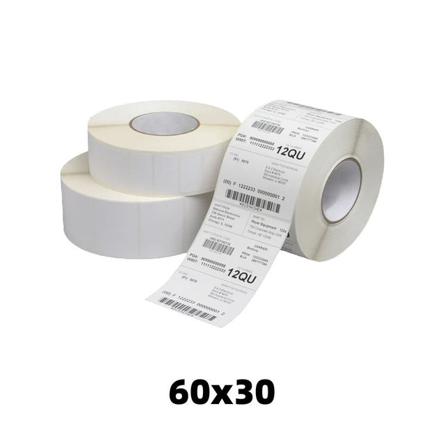 Custom Waterproof Oilproof Self Adhesive Labels for Shipping Thermal Paper Direct Thermal OEM Available
