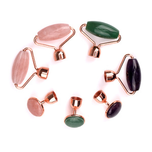 Réduire les ridules rose quartz visage massage 2 en 1 électrique vibrant barre <span class=keywords><strong>de</strong></span> beauté <span class=keywords><strong>rouleau</strong></span> <span class=keywords><strong>de</strong></span> <span class=keywords><strong>jade</strong></span> - Product Image 3