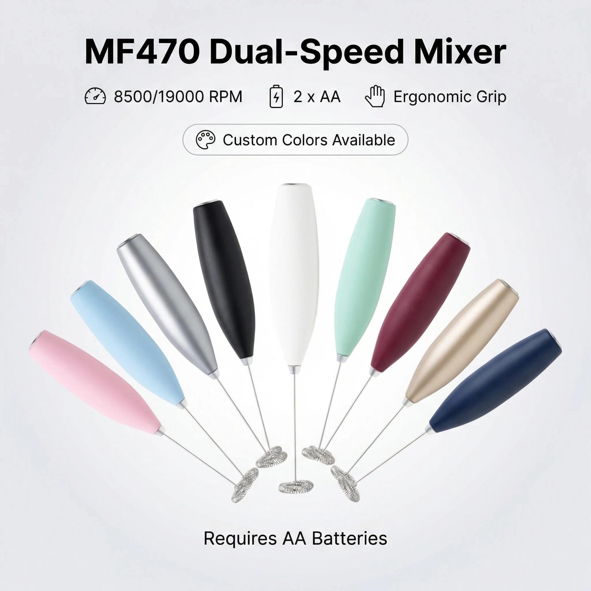 MF470: Dual-Speed Mixer With Stand- Requires AA Batteries