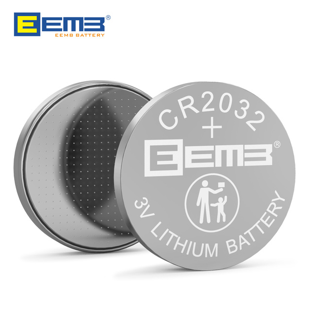 CR2032 Battery 3V 210mAh Lithium Button Coin Battery EEMB Brand Factory Direct
