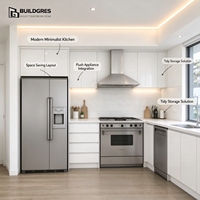 Diskon besar produsen kabinet Set dapur pabrikan desain Modern Modular furnitur profesional