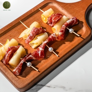 Palillos <span class=keywords><strong>de</strong></span> Bambú Premium para Frutas con Cuentas Doradas, Brochetas para Cócteles, Palillos para Canapés, Decoración <span class=keywords><strong>de</strong></span> Lujo para Catering y Comida Fina, Venta al Por Mayor OEM - Product Image 5