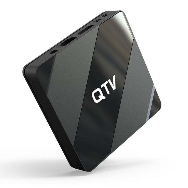 2024 New Arrived Android 10.0 Quad Core 2GB RAM 8K Resolution QTV IP TV Box