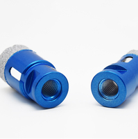 Foret diamanté brasé M14 5/8-11 pour le perçage de trous dans le granit, le marbre, la céramique, le verre, diamètre 6/8 mm