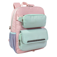 Sacs d'école personnalisables MAY ZOO Oxford à fermeture éclair pour enfants, garçons et filles, avec logo personnalisable, grande capacité, pour collégiens