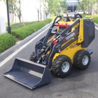 Schnelle Lieferung Mini-Kompakt lader EPA CE Motor Bagger lader Kompaktrad-Frontlader Kleiner Kompakt lader mit Schaufel