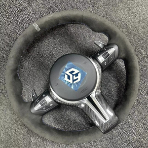 พวงมาลัยซ้ายและขวาหนังนิ่มสำหรับ BMW 3 5ชุด F10 F30 F90 F01 F12 F25 M3 M6 E90 Z4 X1 X6 48 E90 E92 F32 <span class=keywords><strong>E7</strong></span> - Product Image 1