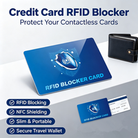 Mini-étiquette en plastique PVC étanche antivol, puce RFID NFC sans contact 13,56 MHz, bloqueur de carte de crédit pour paiement et abonnement professionnel
