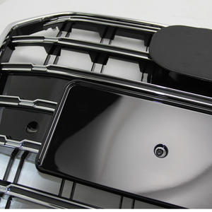 Grille centrale de pare-chocs supérieur avant pour AUDI S6 C7PA 2016 2017 2018 Grille en maille - Product Image 5